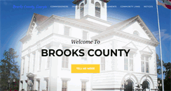 Desktop Screenshot of brookscountyga.us